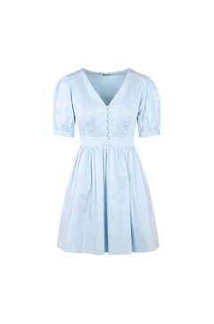 Corina Dress Short pintuck dress