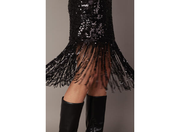 Dixi Skirt Black M Party sequins midi skirt 