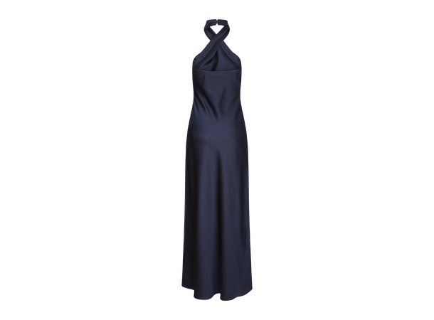 Dolores Dress Dark Sapphire S Halter-neck maxi dress 