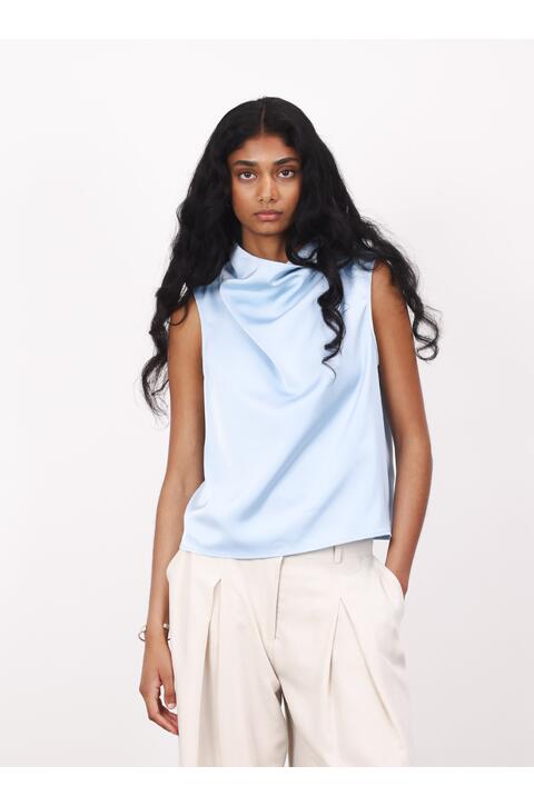 Ellinor Top Satin watefall top