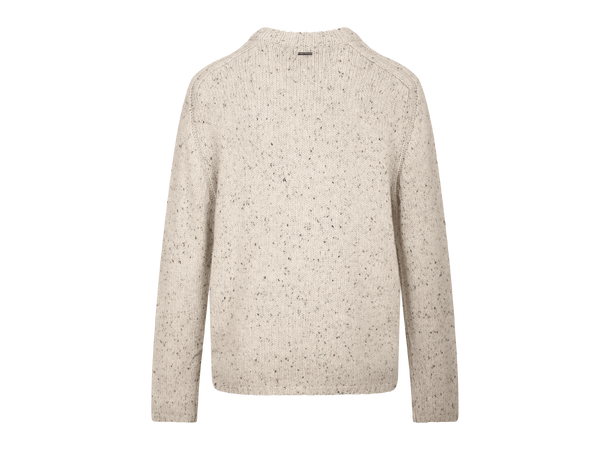 Jack Sweater Light Sand M Neps button sweater 