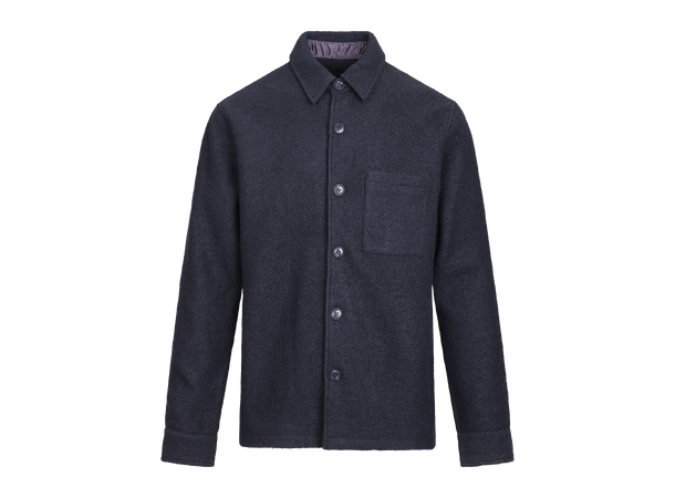 Lavo Overshirt Dark Navy M Boiled wool overshirt 