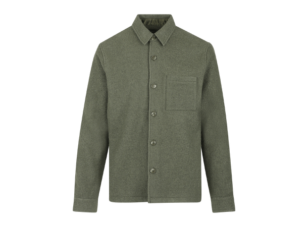 Lavo Overshirt Olive S Boiled wool overshirt 