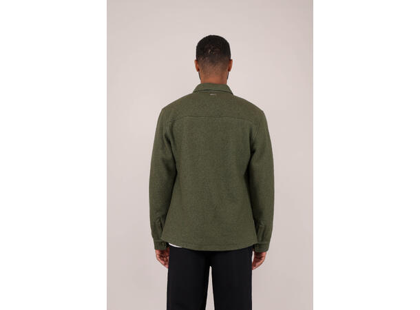 Lavo Overshirt Olive S Boiled wool overshirt 