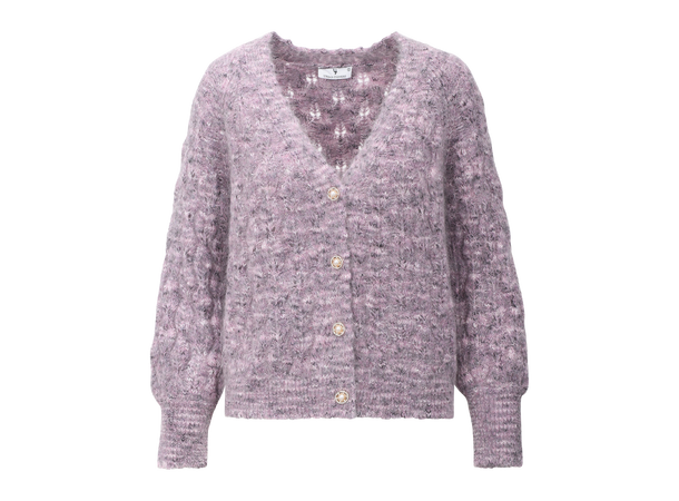 Nikita Cardigan Purple Multi S Mohair neps cardigan 