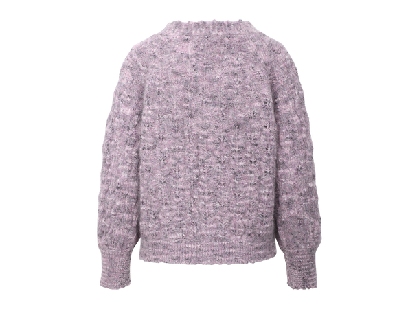 Nikita Cardigan Purple Multi S Mohair neps cardigan 