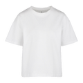 Sanna Tee White S Basic heavy cotton t-shirt