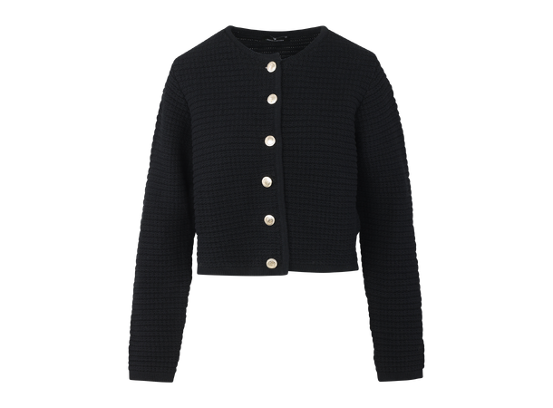 Sienna Cardigan Black XL Organic cotton jacket 