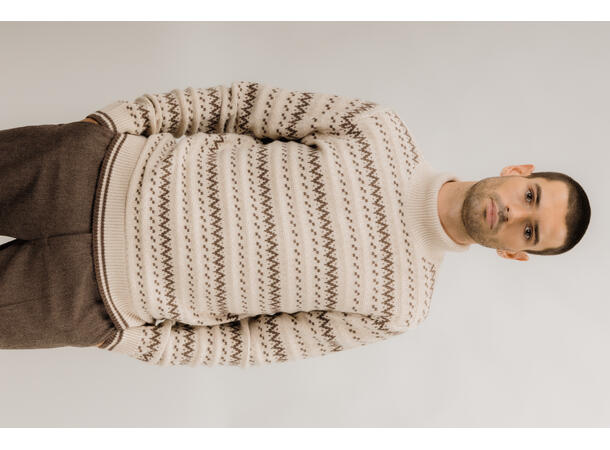 Whitaker Sweater Sand multi M Heritage sweater 