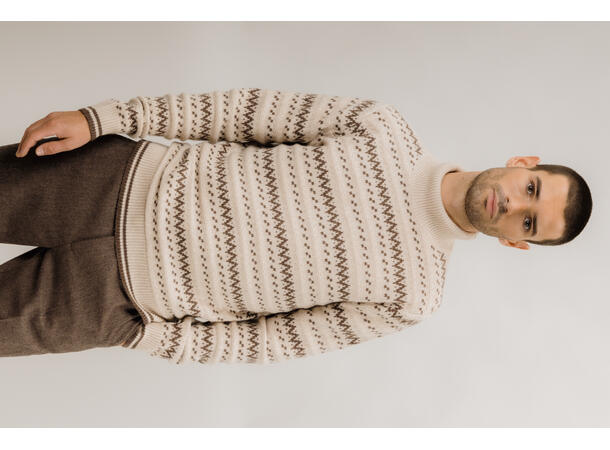 Whitaker Sweater Sand multi M Heritage sweater 