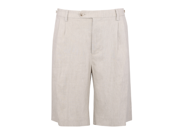 Yves Shorts Sand L Wide linen shorts 