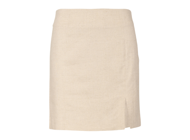 Zaliki Skirt Sand Melange XL Linen mini skirt 