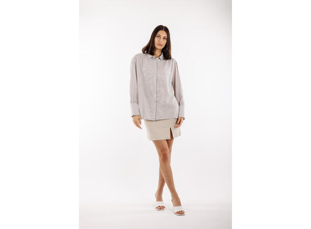 Zaliki Skirt Sand Melange XL Linen mini skirt 