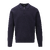 Succa Half-zip Polo Dark Navy L Basic viscose zip polo collar 