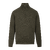 Jorge Half-zip Dark Olive L Cotton knit half-zip 