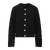 Natalia Cardigan Black S Mohair cardigan 