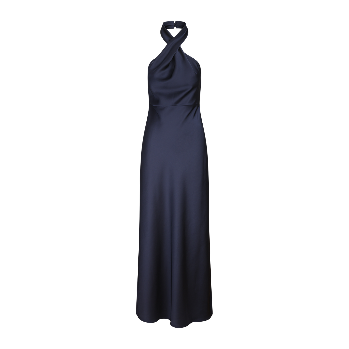 Dolores Dress Dark Sapphire M Halter-neck maxi dress