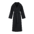 Ulla Coat Black XL Long coat with lapel 