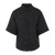 Nemi SS Shirt Black M SS boxy linen shirt 