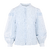 Otilie LS Blouse Light Blue M Blouse with ruffles 
