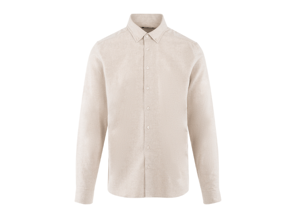 Albin Shirt Light Sand XL Brushed twill shirt 