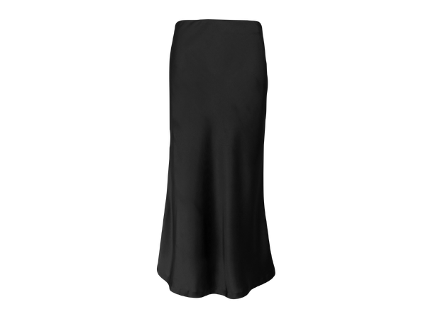 Angelika Skirt Black S Satin slip skirt 