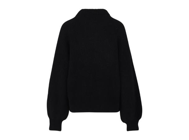 Athilla Sweater Black XL Structured knit sweater 