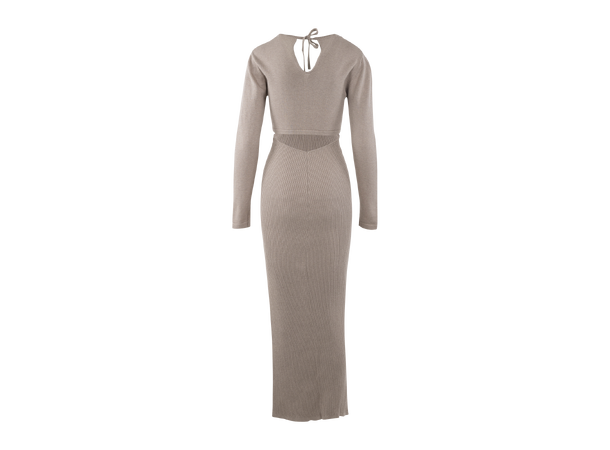 Augustina Dress Sand S Cut-out maxi dress 
