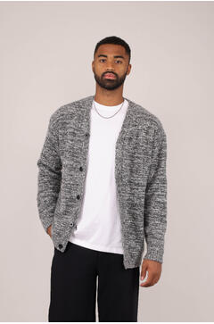 Benne Cardigan Soft twill wool cardigan