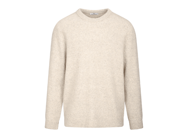 Callum Sweater Sand L Teddy knit sweater 