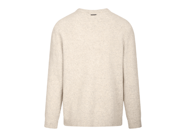 Callum Sweater Sand L Teddy knit sweater 