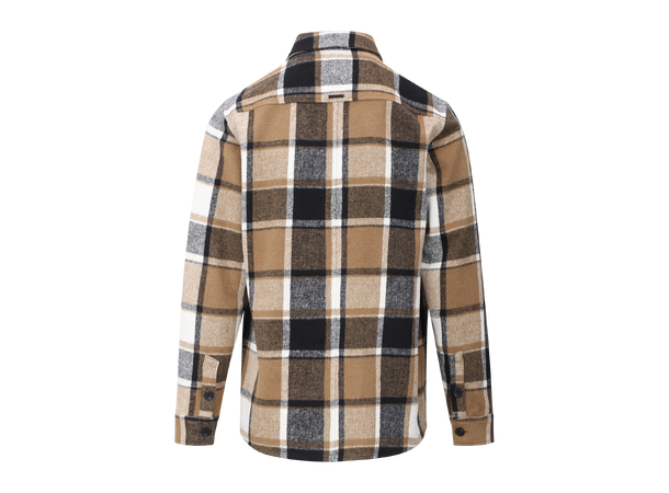 Doomey Overshirt Brown check XL Check pattern overshirt 