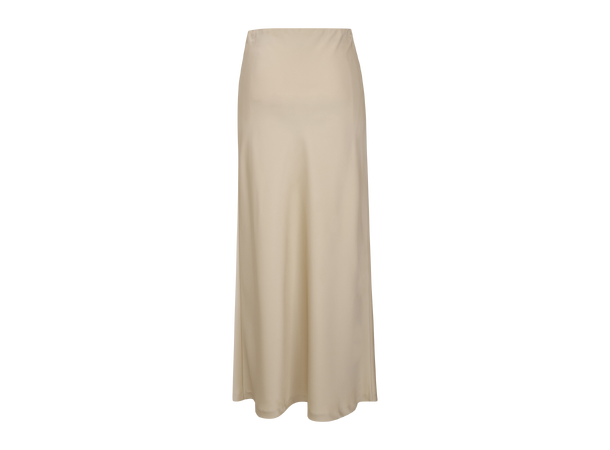 Gamma Skirt Bleached Sand XL Maxi satin slip skirt 