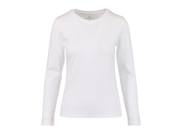 Linn LS Top White S Organic LS crewneck 