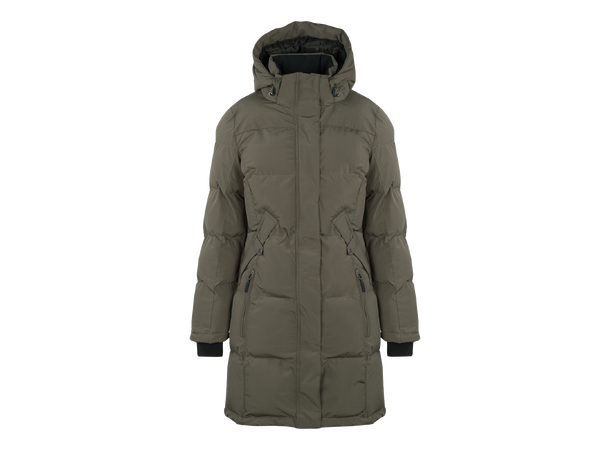 Liv Parka Fudge M Padded channels parka 