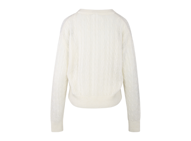 Maddie Cardigan Cream M Cabel knit alpaca cardigan 