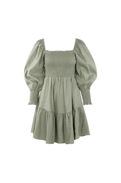 Milagros Dress Stretch linen dress
