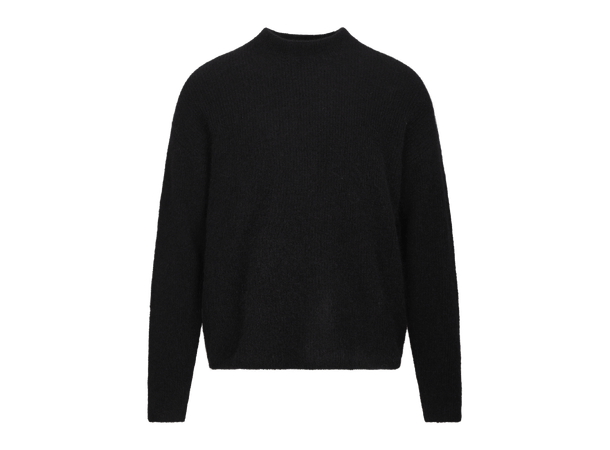 Miles Sweater Black L Basic mohair sweater 