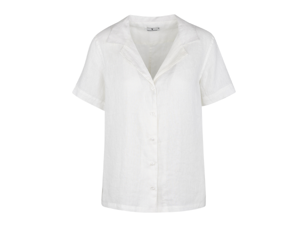 Murni SS Shirt white M Boxy SS linen shirt 