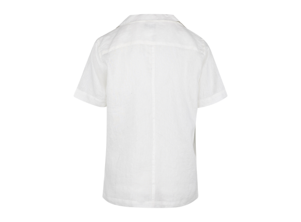 Murni SS Shirt white M Boxy SS linen shirt 