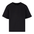 Sanna Tee Black M Basic heavy cotton t-shirt