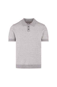 Santino Pique Cable knit zip pique