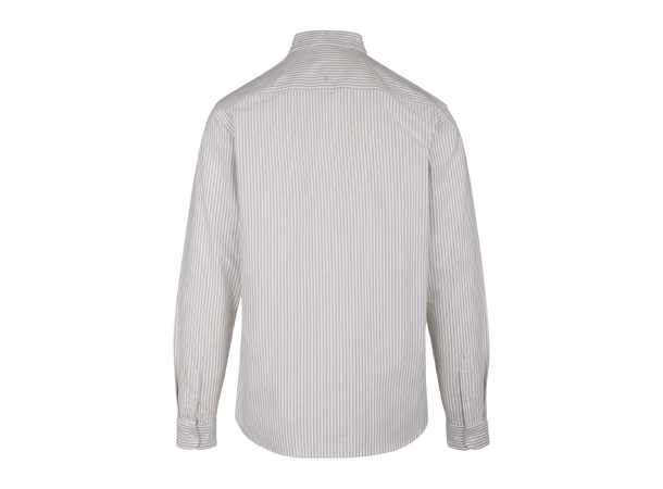 Solari LS Shirt Sand XL Cotton stripe oxford LS shirt 