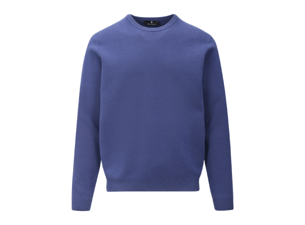 Succa Sweater Denim XL Basic viscose crew neck 