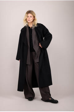 Ulla Coat Long coat with lapel