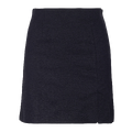 Zaliki Skirt Navy XS Linen mini skirt