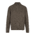 Amman Half-zip Olive S Viscose brick pattern sweater 