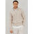 Nathan Cardigan Light Sand L Viscose knit 2-way zip cardigan 