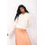 Valentine Cardigan Cream S Striped cotton jacket 