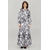 Faniana Dress Navy AOP S Classic cotton maxi dress 